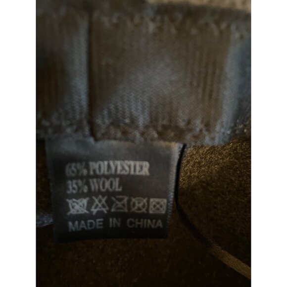 Gray Wool Blend Hipster Hat One Size - Picture 6 of 6